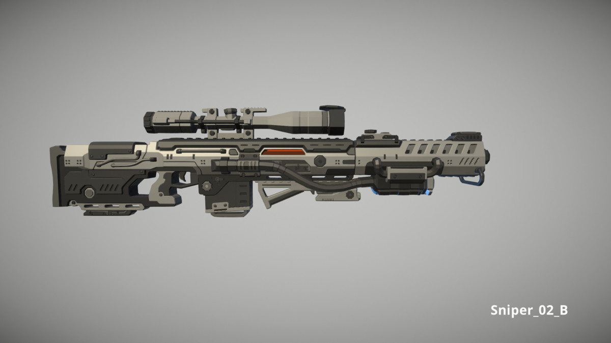 Cyberpunk Armory - Low Poly