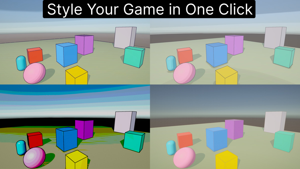 StyleForge — Stylized Post Processing & Art Style Editor (URP)