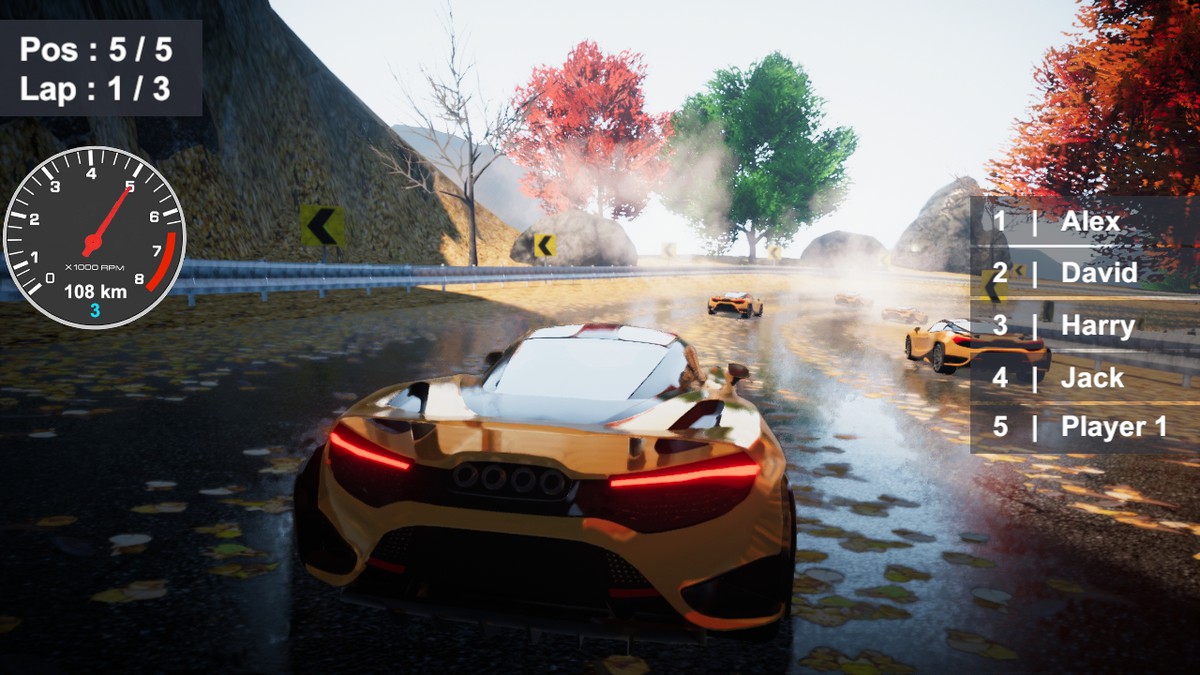 Racing Game Fall 2