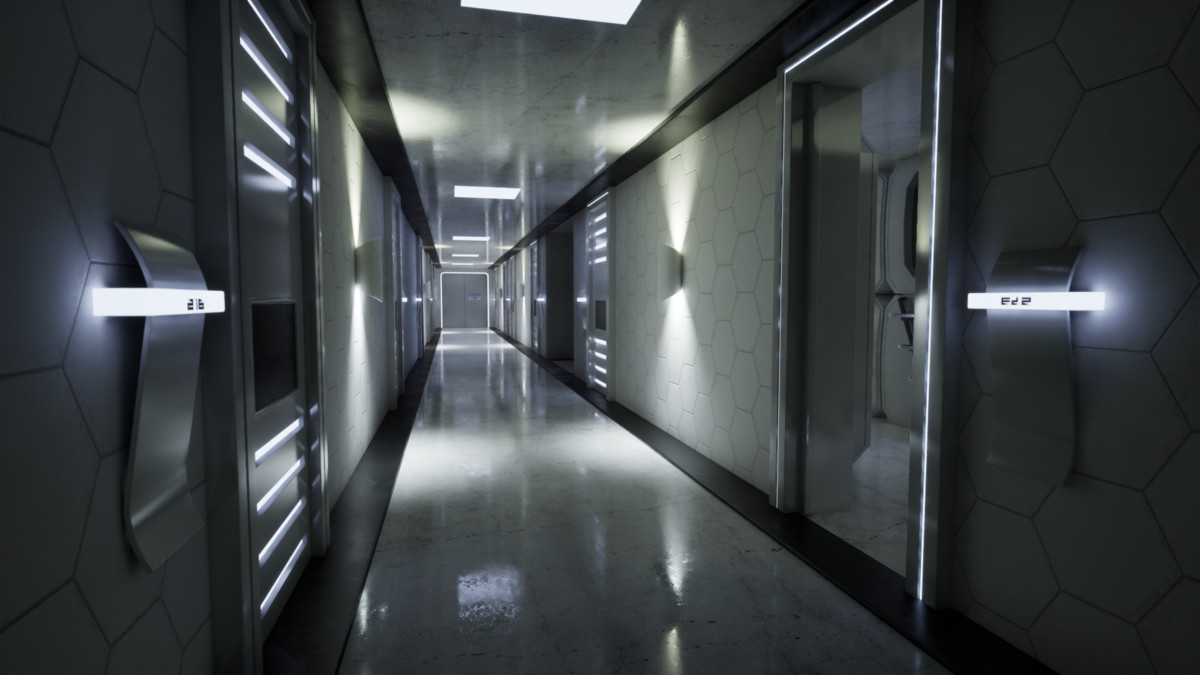 Futuristic Environment Kit Vol.2 – Sci-Fi Living Facility