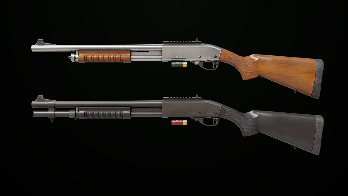 Shotgun Collection 01 URP HDRP Textures