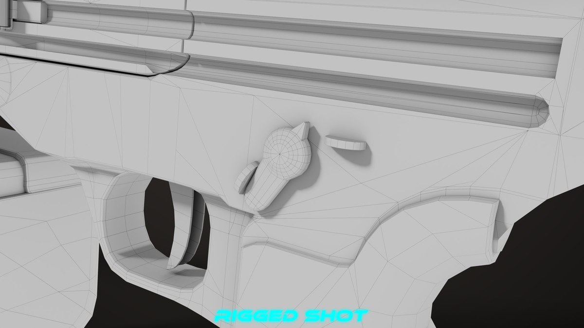 Machine Gun 14 Military Green URP HDRP Textures