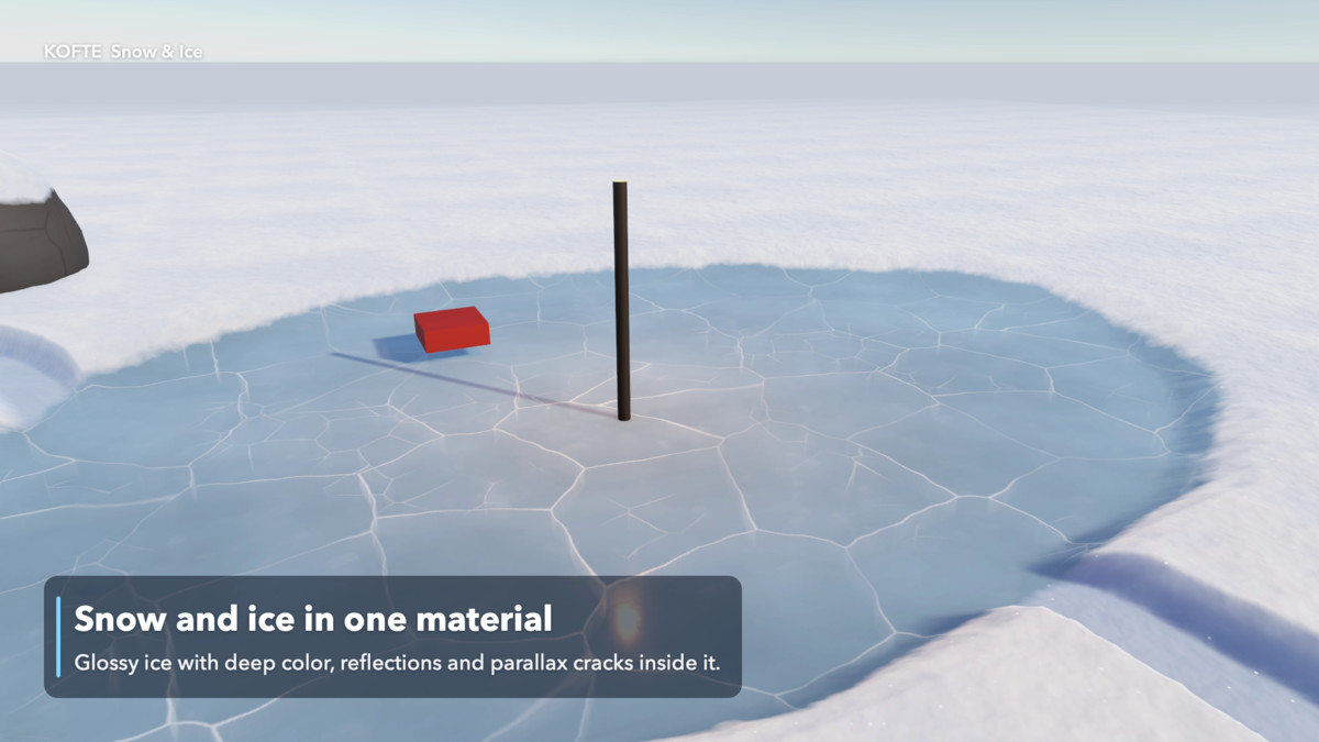 Deformable Snow & Ice Shader — Trails, Footprints, Terrain