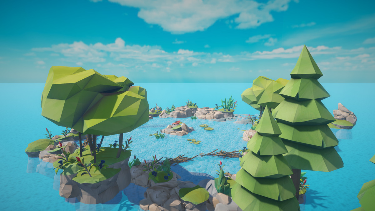Stylized Cozy Riverside - Modular Pack