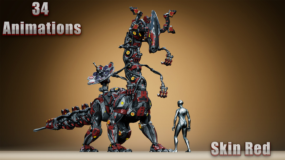 Sci-Fi Dino Long-Neck