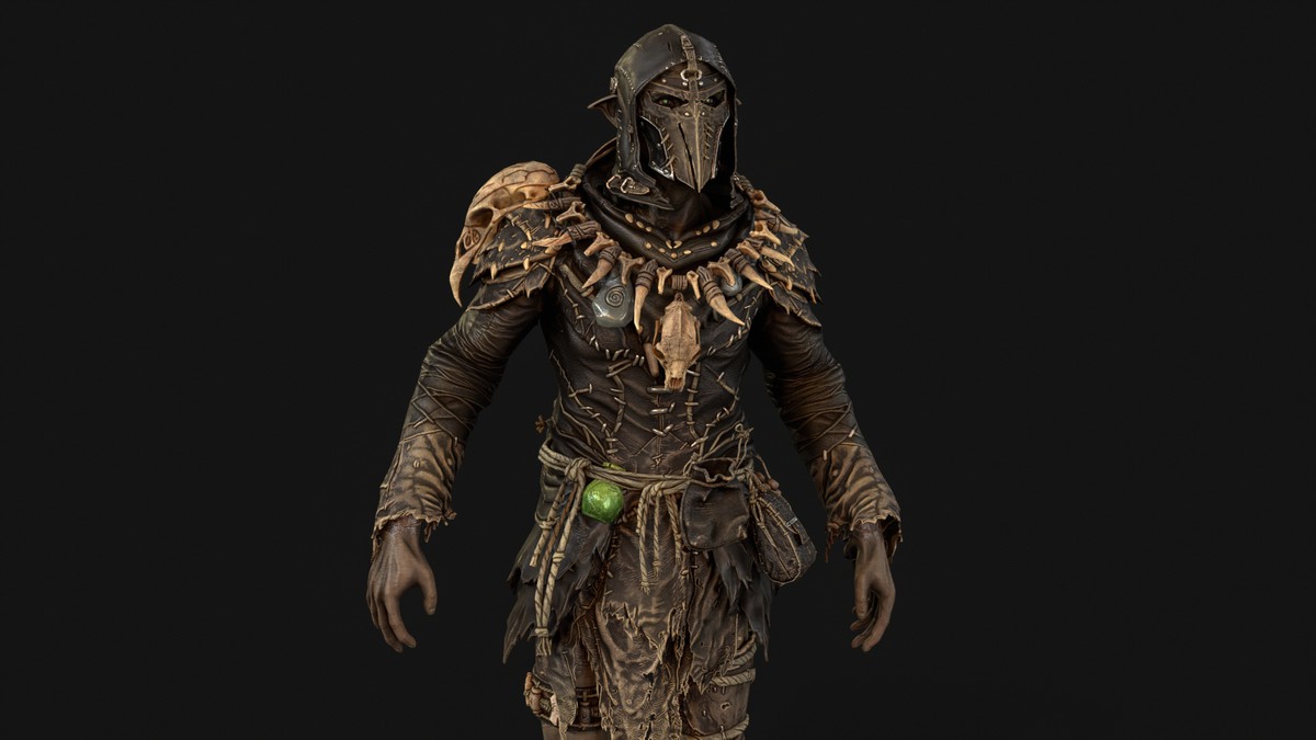 Orc Archer Game Ready