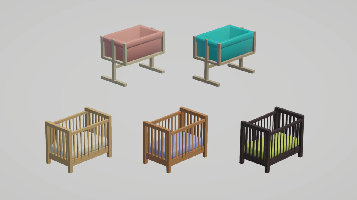 Low Poly Interior Houses – Modular Home Assets Pack