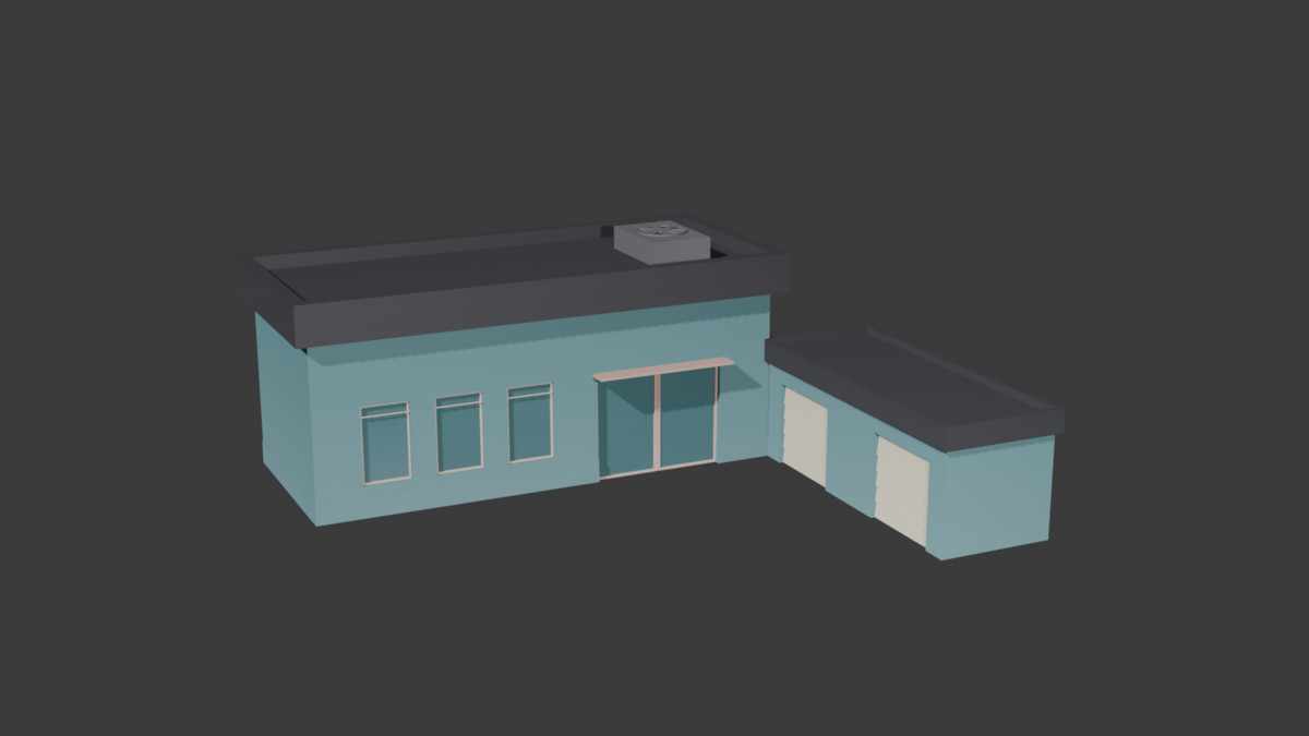 Low Poly Urban Buildings Pack