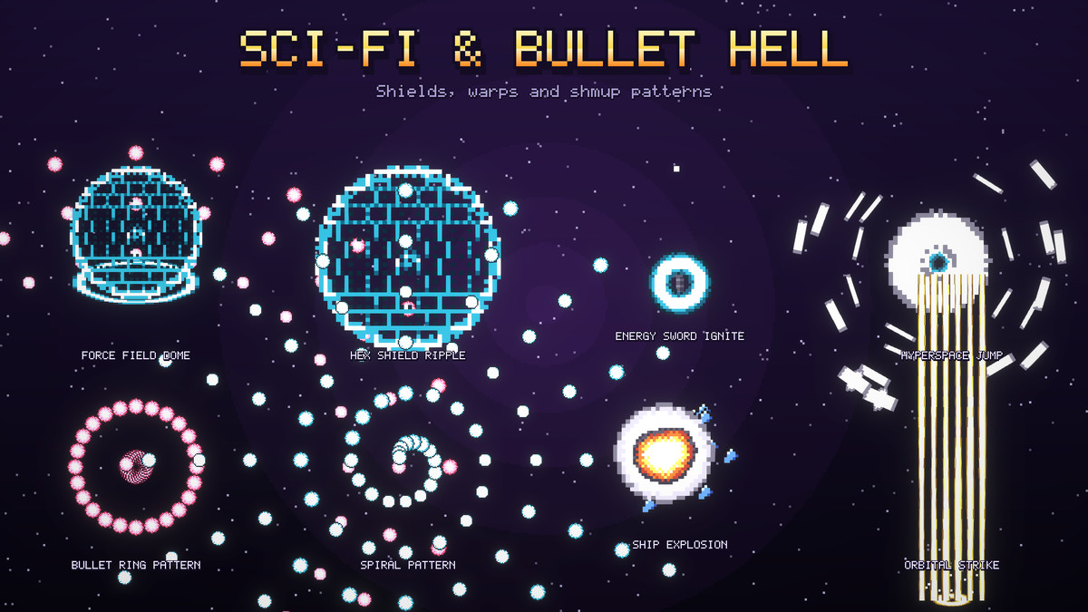 Pixel VFX Mega Pack — 1000 Pixel Art Effects