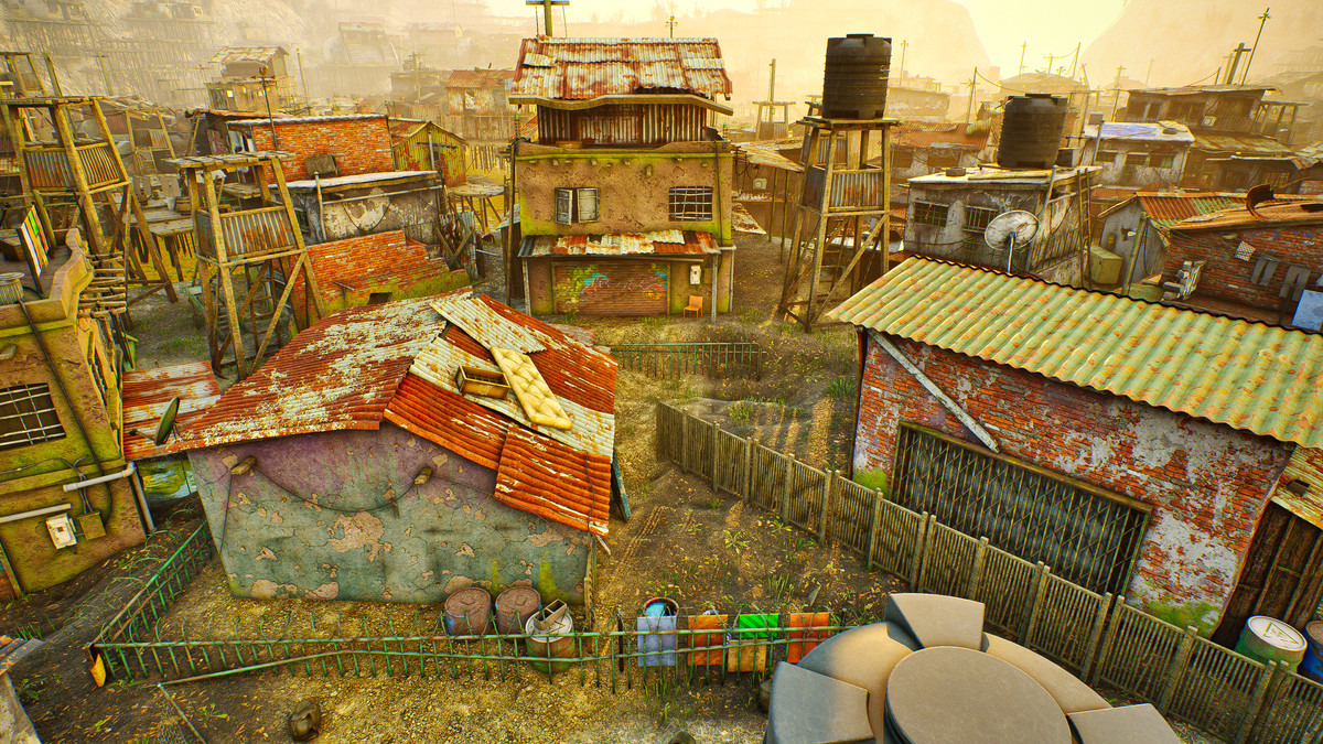Modular Slum City Wasteland Village with Enterable Interior