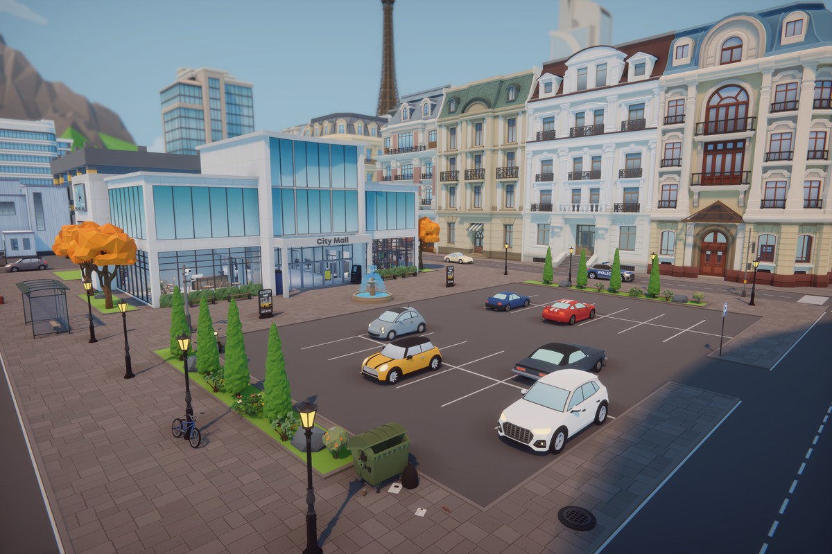 Low Poly Euro City