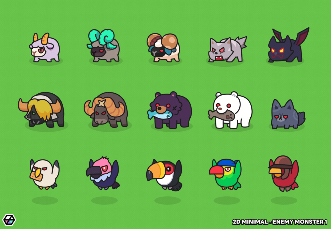 2D Minimal - Enemy Monster1