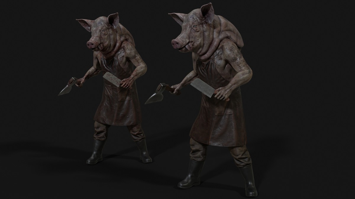 Pig-headed butcher