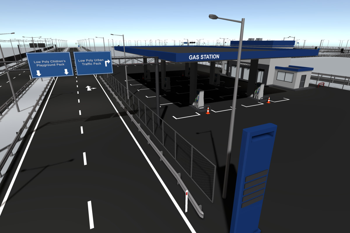 Low Poly Urban Traffic Pack