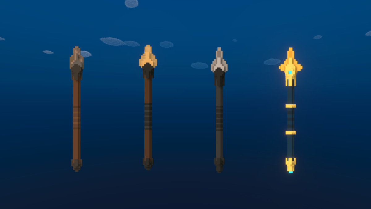 Fantasy Weapons & Tools Pack FULL — Voxel style medieval tiered collection