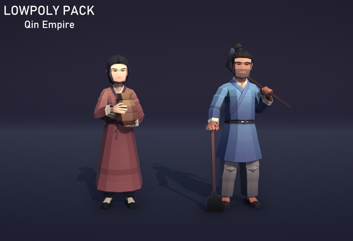 LowpolyPack_Qin Empire