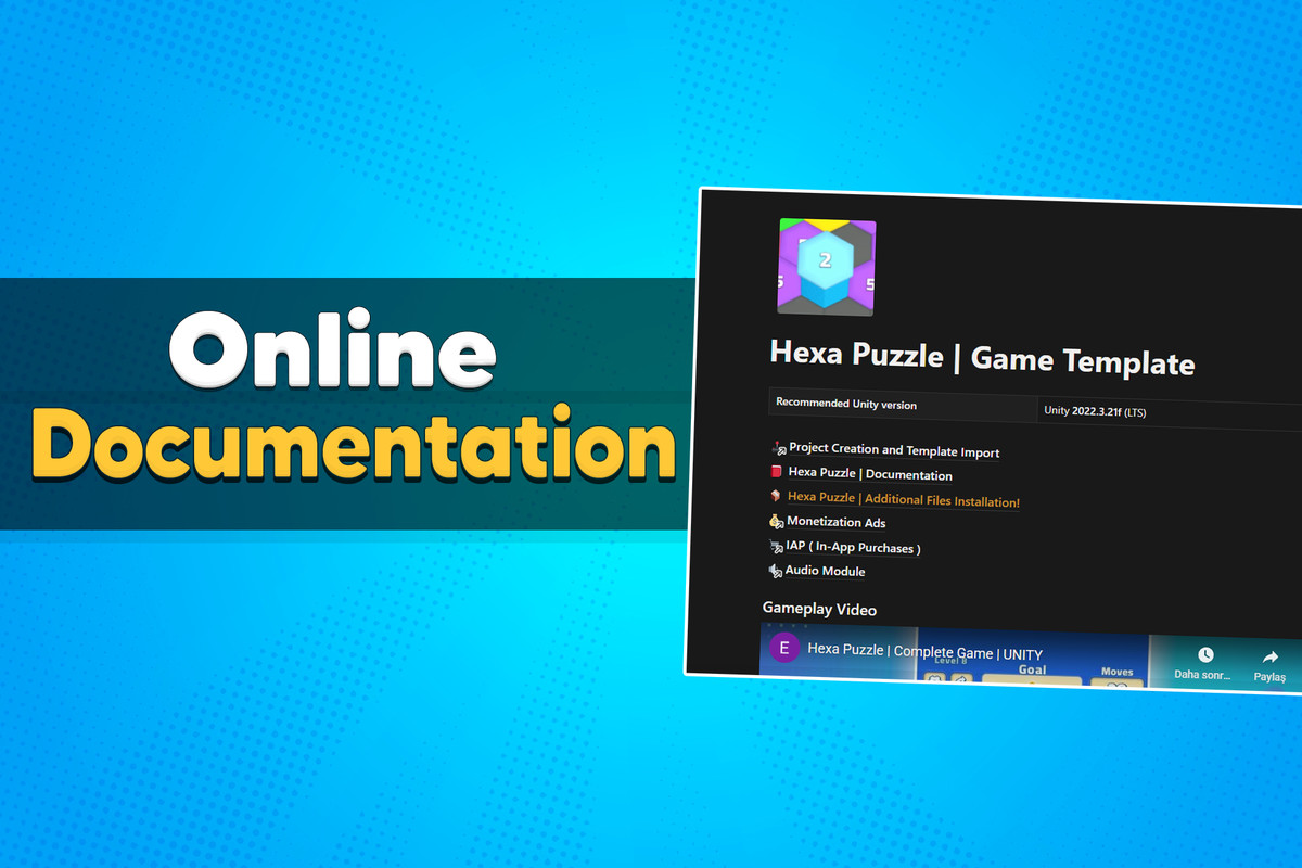Hexa Puzzle | Game Template