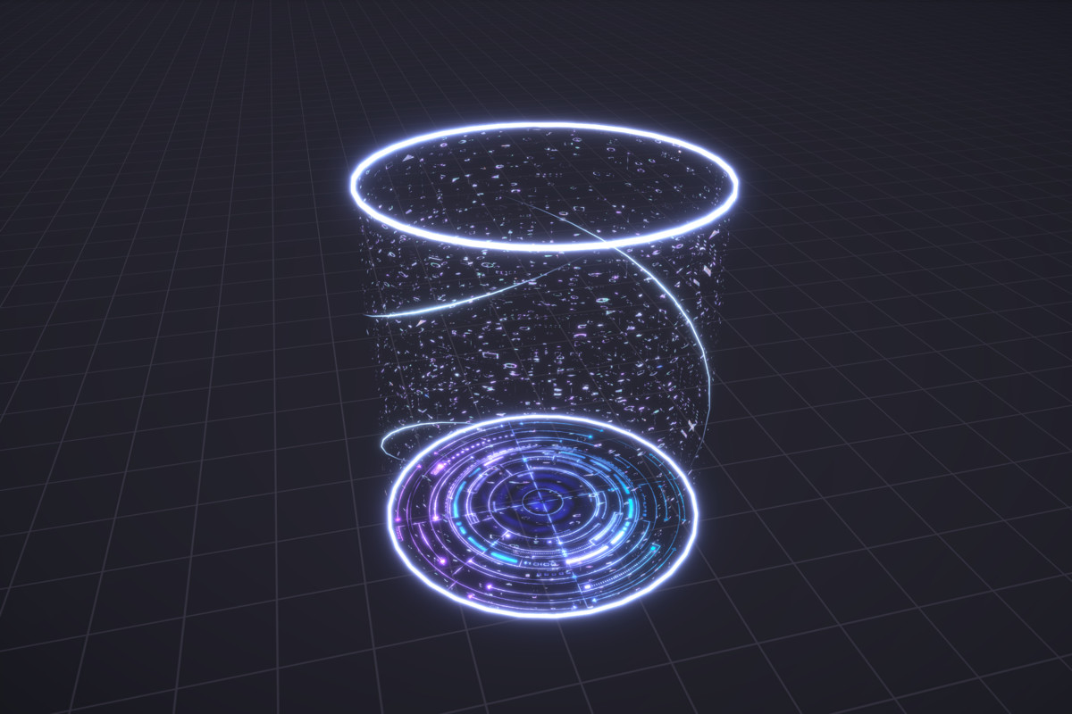 Sci-Fi Teleport VFX Pack
