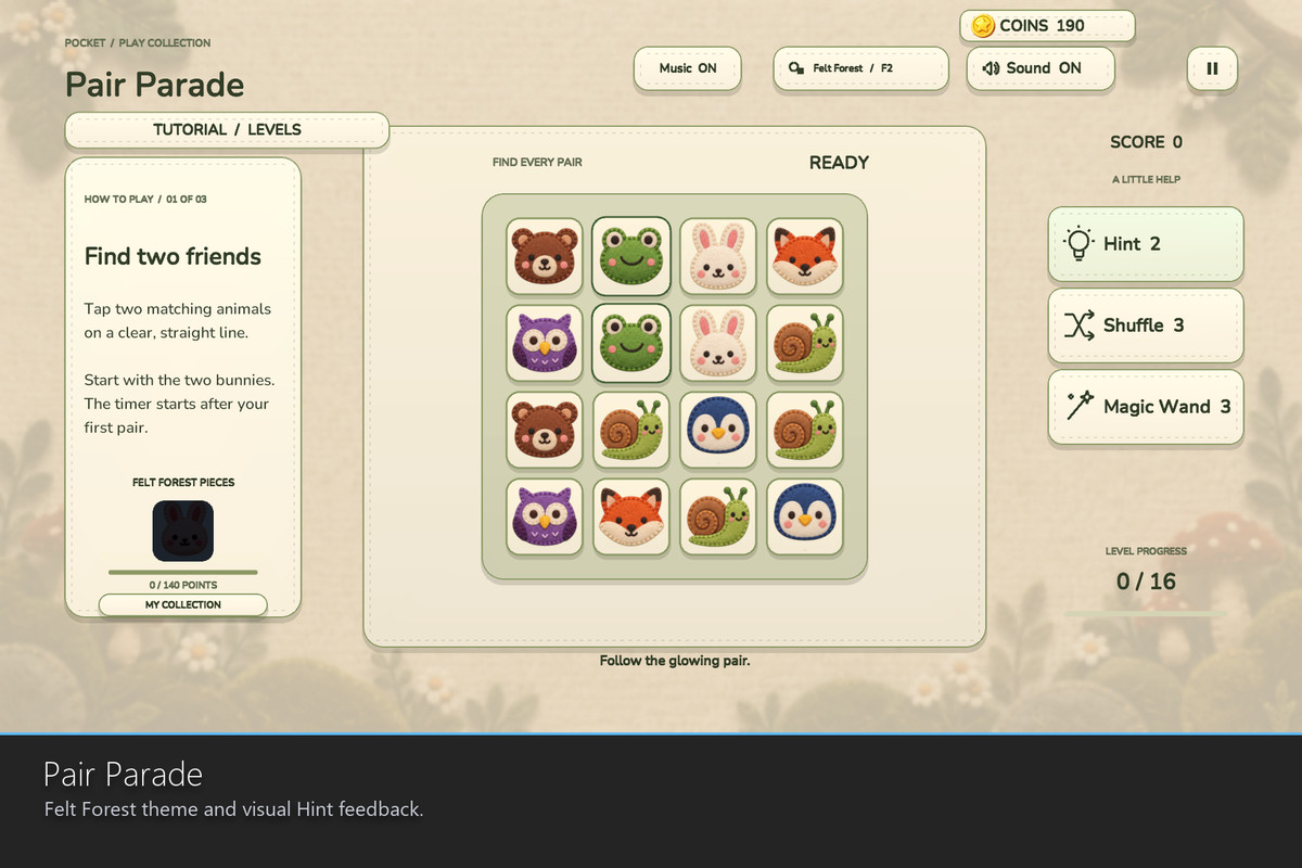 Pocket Puzzle Collection - 5 Games, 20 Themes