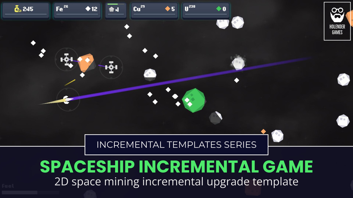 Space Incremental/Upgrade Game Template