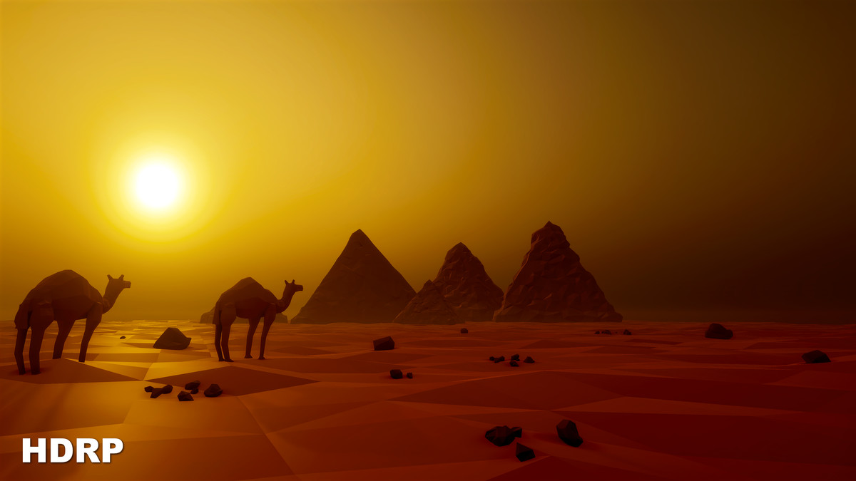 Low Poly Desert Egypts