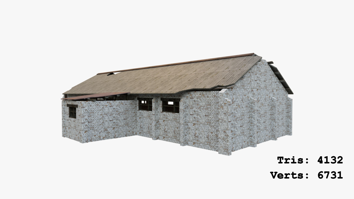 Abandoned Apocalyptic Buildings Mega Pack