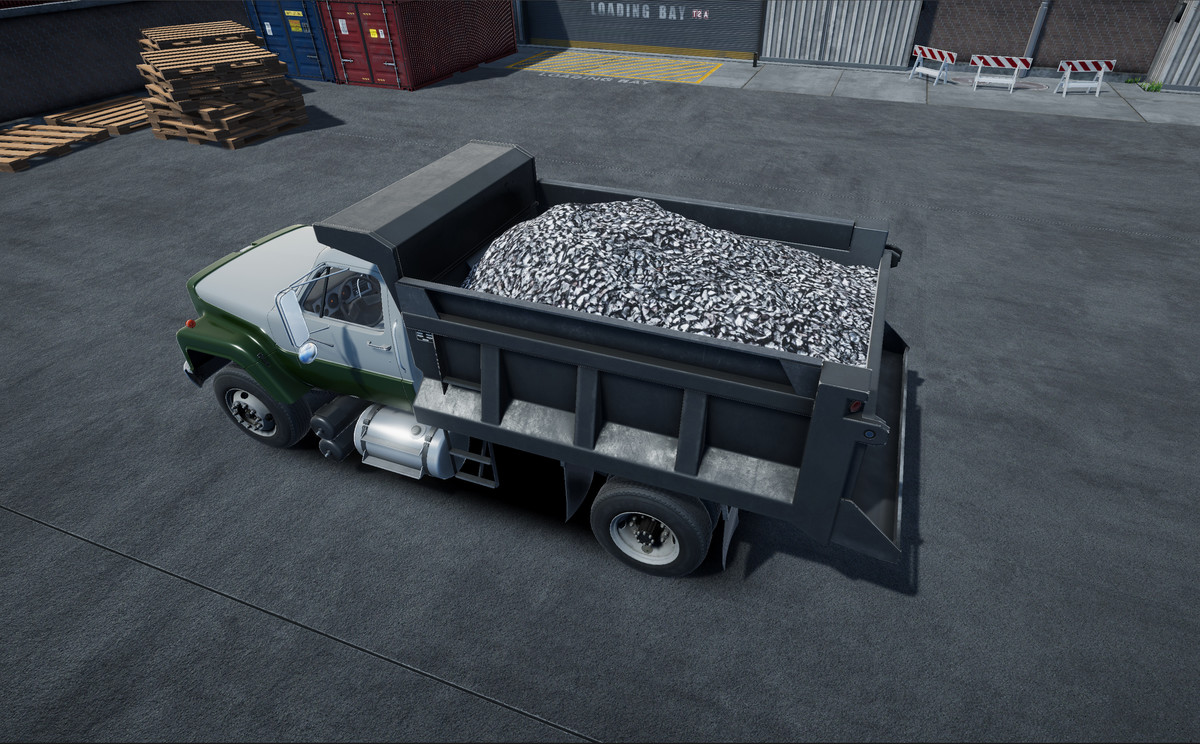 80s generic dump truck