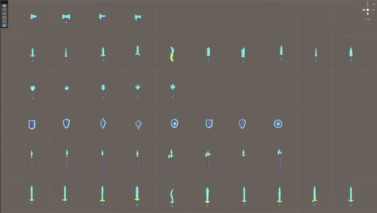 Fantasy Melee Weapons - Low Poly Pack