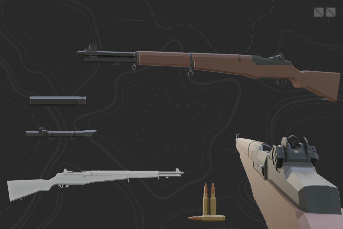 Low Poly Weapon Bundle Pack V