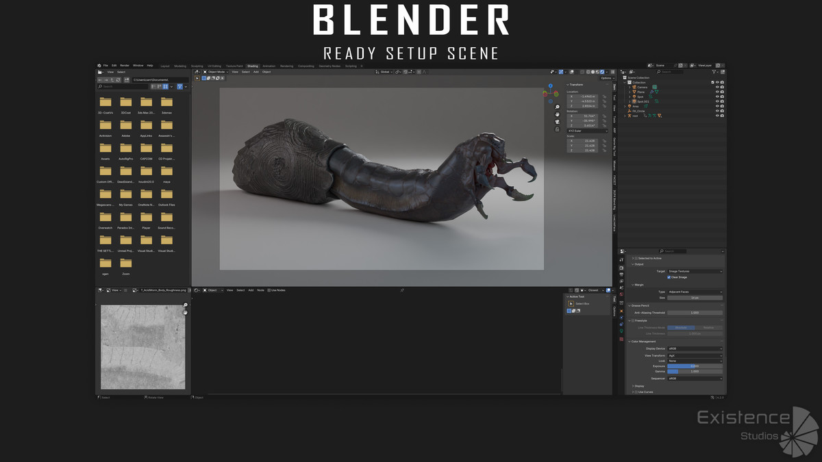 Abyssal Acid Worm - Shell Creature - #79