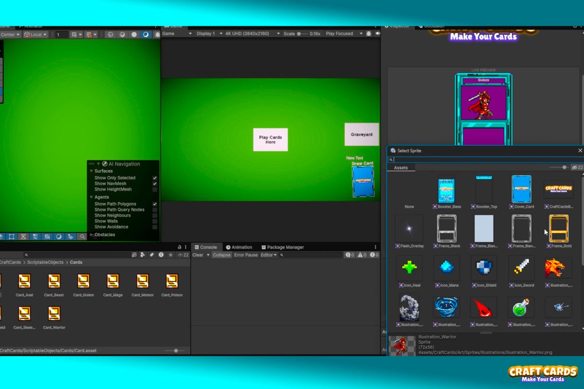 CraftCards: Ultimate Card Framework & VFX
