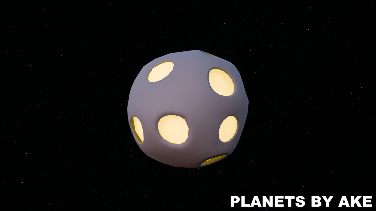 Planets - Stylized Low Poly Asset Pack by Ake