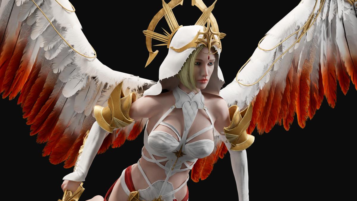 Female Angel Knight