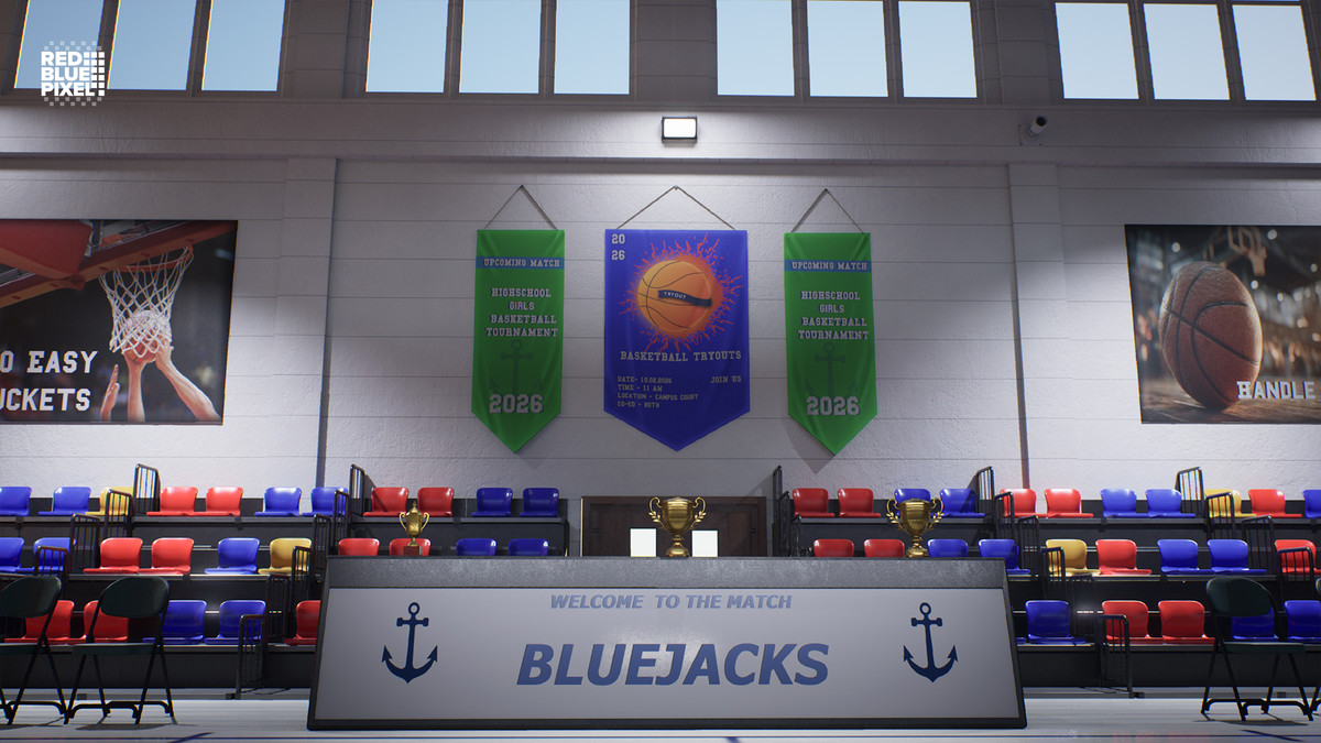 Indoor Basketball Arena