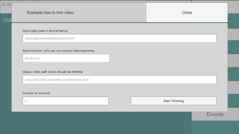 FFmpeg Unity Bind
