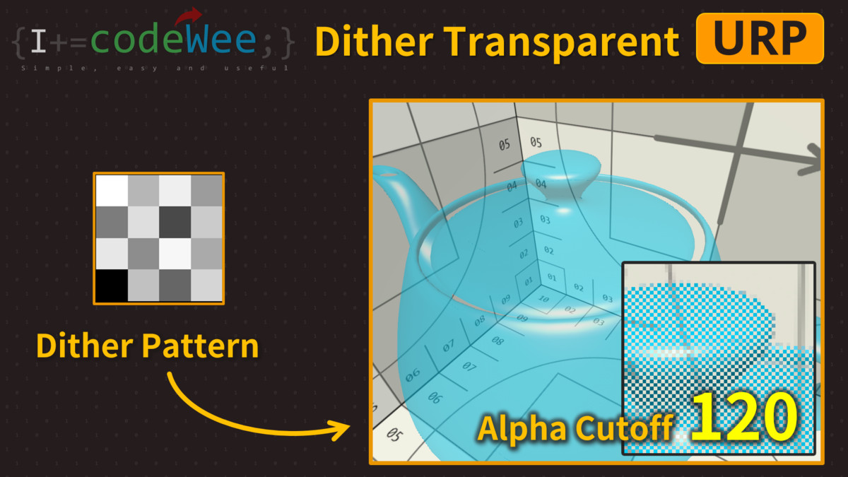 Dither Transparent Shader(URP)
