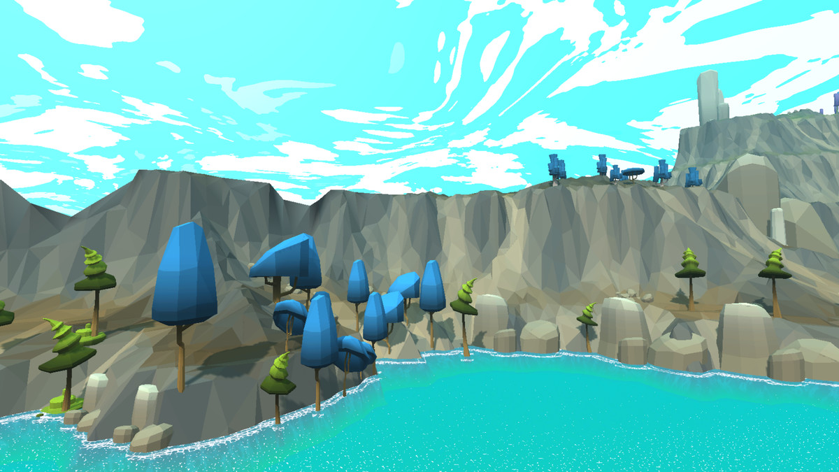 Low Poly Stylized Tiny Forest