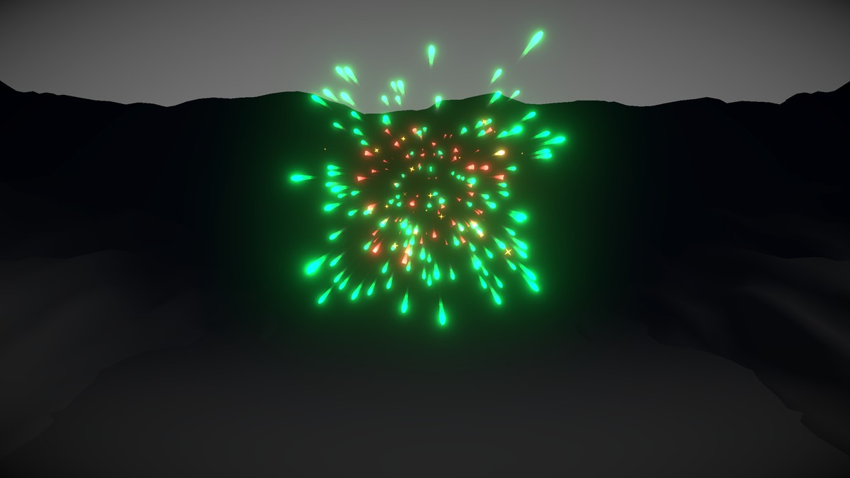 VFX Graph - Fireworks - Vol. 1