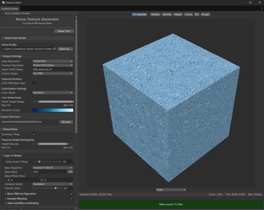Noise Texture Generator: Procedural PBR Baker