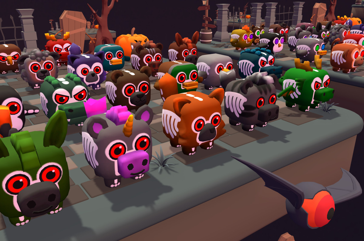 CuteMagic - Cube Animals Pack: Spooky Edition