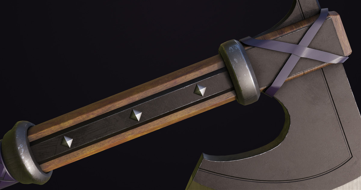 2 Battle Axe Collection URP HDRP Textures