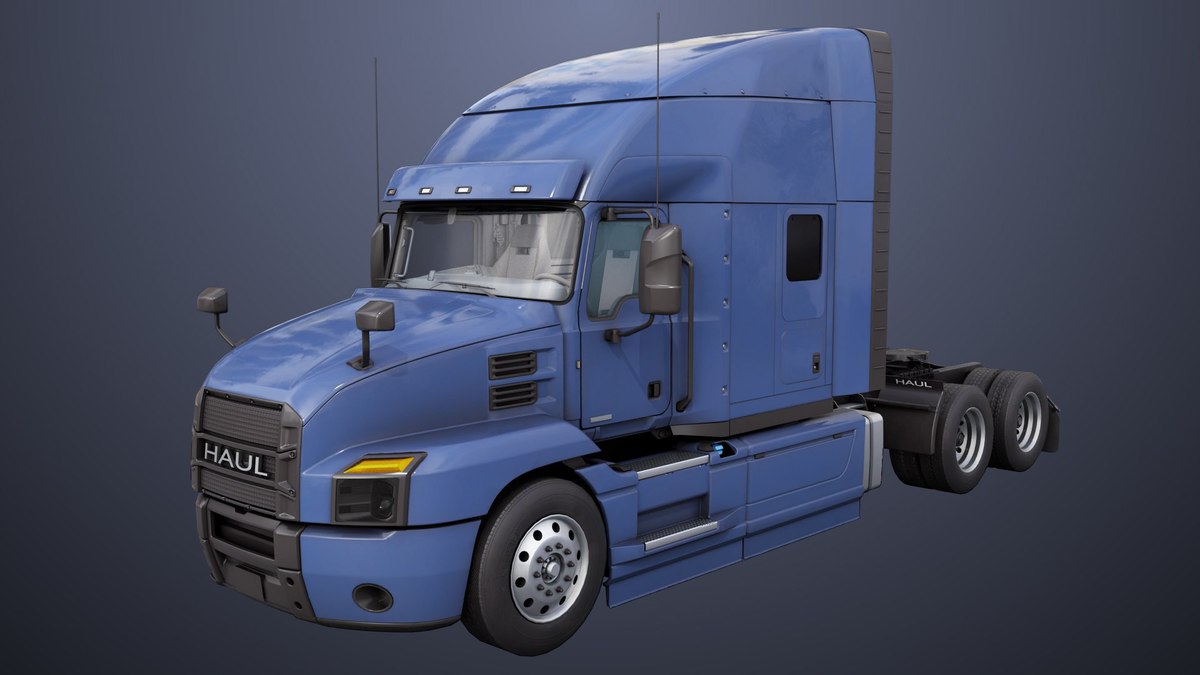 Heavy Truck Blue Chassis 05 URP HDRP Textures