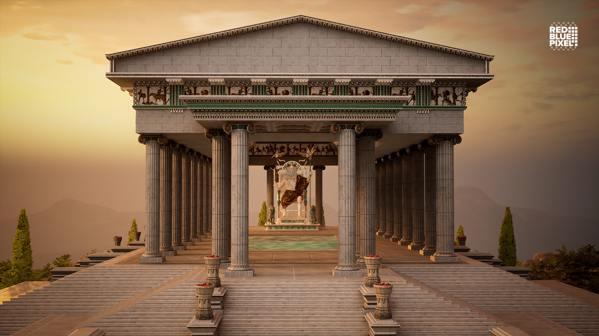 Ancient Greek Parthenon Temple