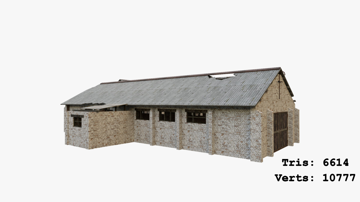 Abandoned Apocalyptic Buildings Mega Pack