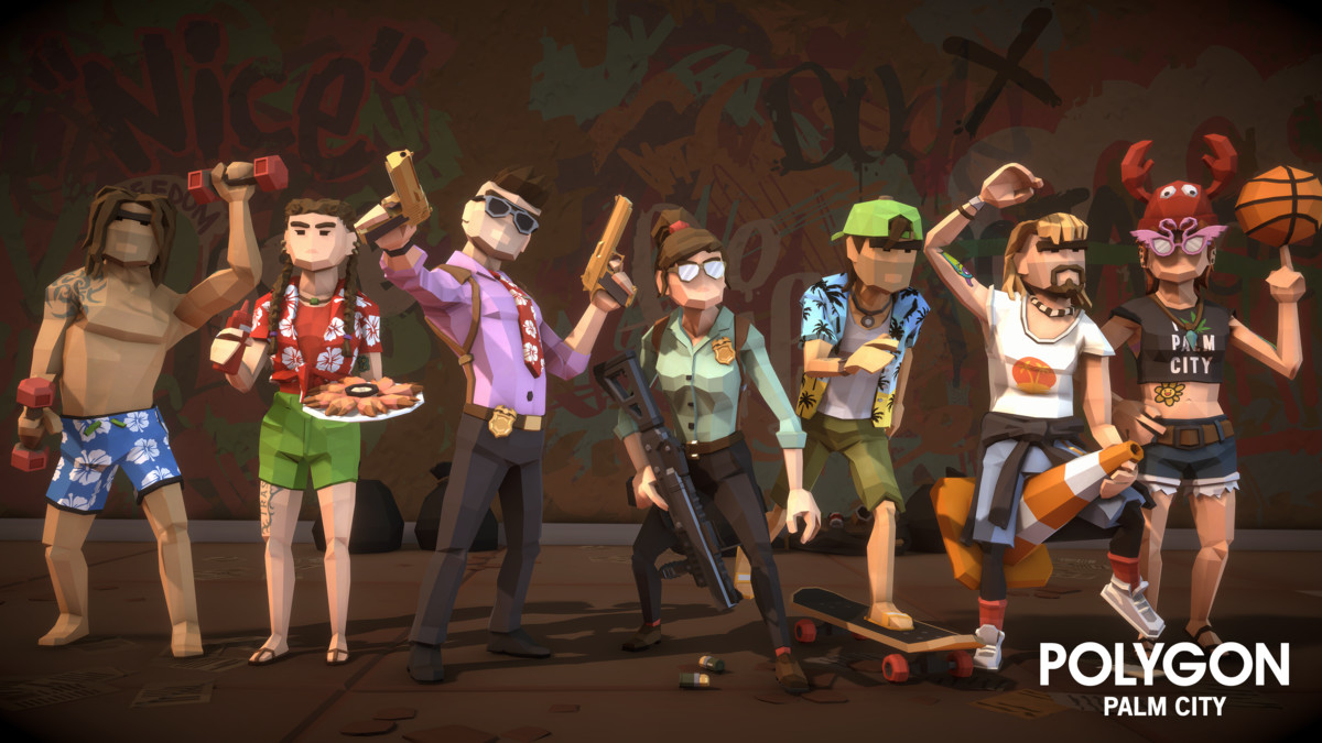 POLYGON - Palm City - Art by Synty