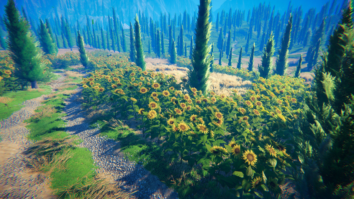 Stylized Cypress Valley