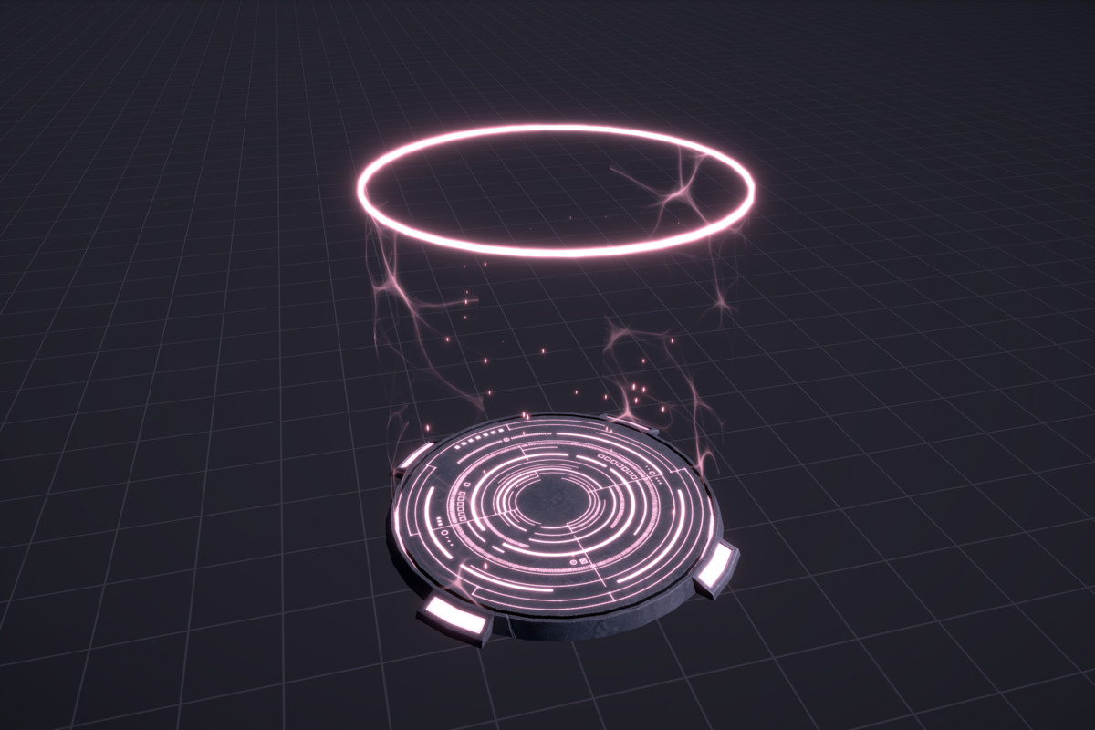 Sci-Fi Teleport VFX Pack