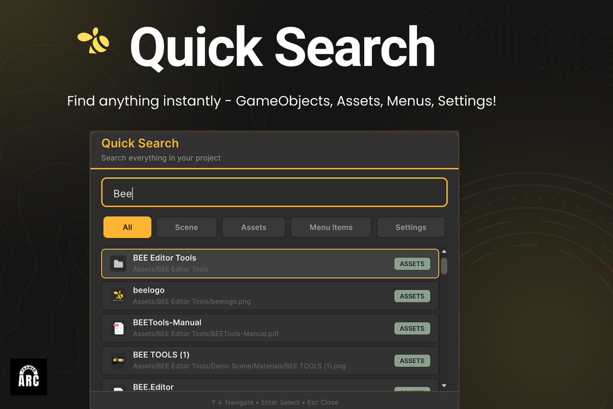 BEE Tools | Hierarchy & Inspector