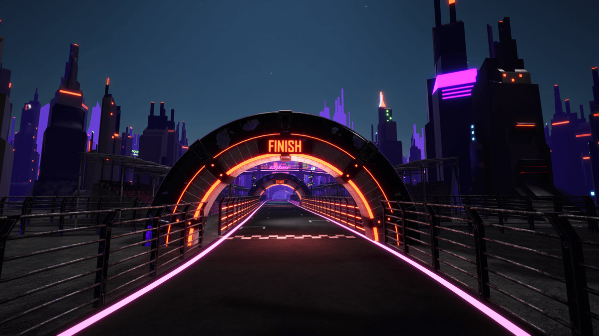 Neon Drift - Cyber Racing Track (URP)
