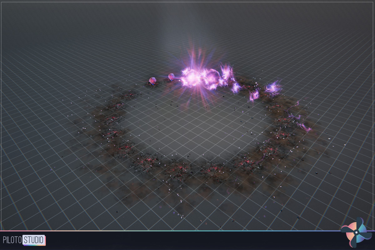 Realistic ARPG Magic Jewels VFX